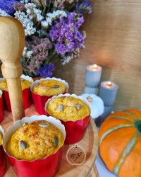 مافین انگلیسی کدو