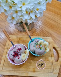 بستنی خونگی بدون شکر