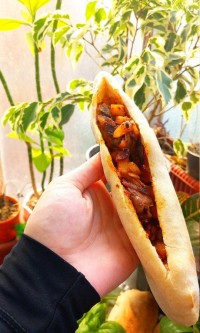 ساندویچ دل مرغ 