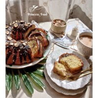 کیک وانیلی پنبهای