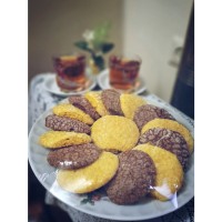 کرینکل و رولت خامه ای