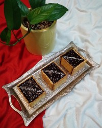 کیک یخچالی شکلاتی
