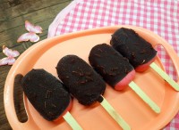 بستنی توت فرنگی با ثعلب