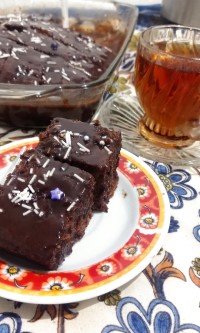 کیک خیس کافی شاپی