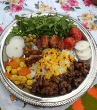 دستپخت همسر در طبیعت 