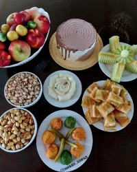 کیک اسفنجی 
تولد پسرم عطا به وقت ۱۸مرداد