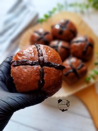 نان بریوش شکلاتی