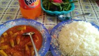 خورش بامیه با گوشت چرخ کرده