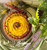 کیک‌ کاسترد با کرم کاسترد