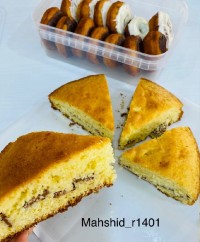 پای سیب کیکی و دونات بازم هنر دخترای گلم