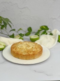 کیک خیس سیب و گلاب