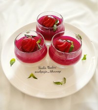 #ژله_توت_فرنگی