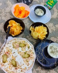 سالاد ماکارونی ساده