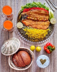 سبزی پلو با ماهی