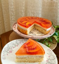 کیک با رویه ژله ای