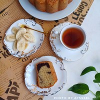 کیک دو رنگ شکلاتی