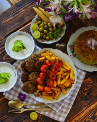 کتلت گوشت معطر