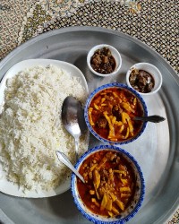 پلو قیمه گیلانی