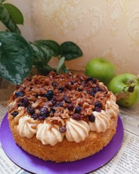 کیک سیب تافی