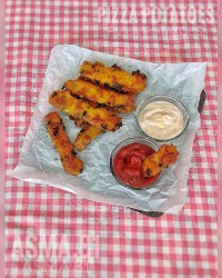 سیب زمینی پیتزایی 