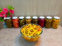 ترشی گل کلم مخلوط