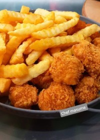 فیله مرغ سوخاری پولک دار