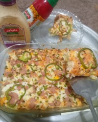 گراتن مرغ و سیب زمینی 