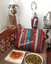 چلو قورمه سبزی اردبیل. 