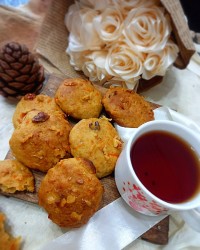 کوکی هویج گردو