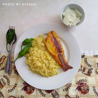 شوید پلو با ماهی