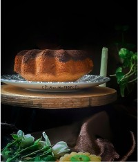 کیک دو رنگ صبحانه