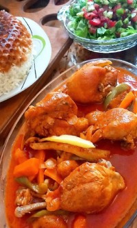 خوراک مرغ مجلسی 
