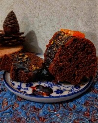 کیک موز و شکلات