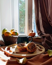 نان رول دارچینی