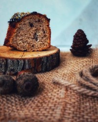 کیک موز و گردو کافی شاپی