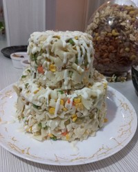 سالاد ماکارونی ساده