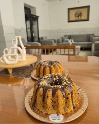 کیک نسکافه گردویی