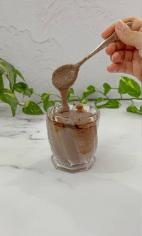 پودینگ رژیمی کاکائویی