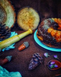 کیک دورنگ یاهمون زبراکیک