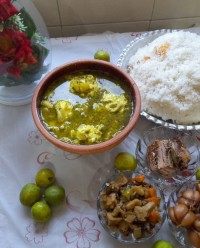 تر باقالا قاتوق ( خورشت باقالی قاتوق با باقالی تر)محصولی از باغ خودم