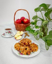 شیرینی سیب و دارچین