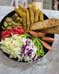 اسنک مرغ با دستور فرشته جان