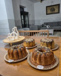 کیک نسکافه گردویی