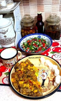 خوراک جگر مرغ  
ورق بزن عزیزم   