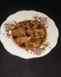 بوقلمون مخصوص با سس رب انار