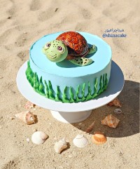 کیک بچگانه 
تاپر لاکپشت 