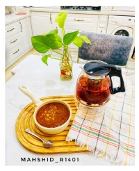 آش گندم و جگر در جمعه ای که گذشت.