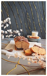 کیک موز و نسکافه