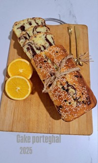 کیک پرتقال شکلاتی