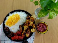 بال مرغ کبابی